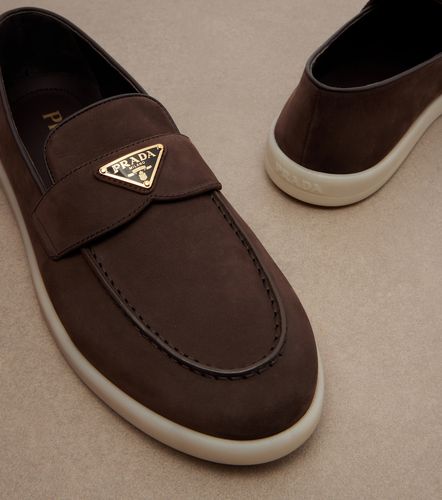 Prada Suede penny loafers - Prada - Modalova