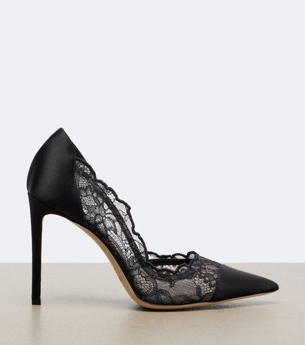 Brigitte lace-trimmed satin pumps - Jimmy Choo - Modalova