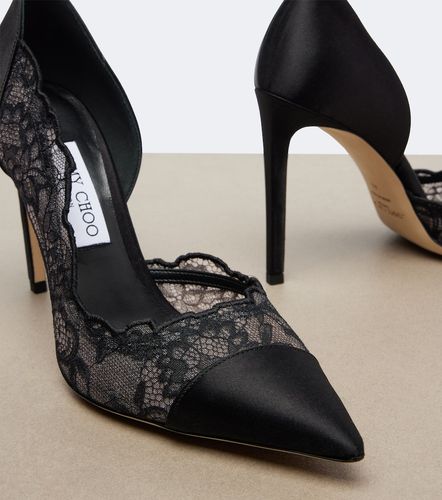 Salones Brigitte de satén con encaje - Jimmy Choo - Modalova