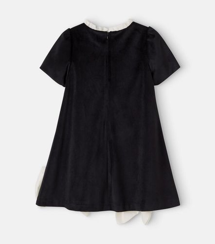 Vestido de terciopelo con lazo - Patachou - Modalova