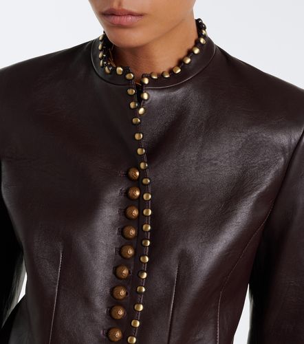 Etro Verzierte Jacke aus Leder - Etro - Modalova