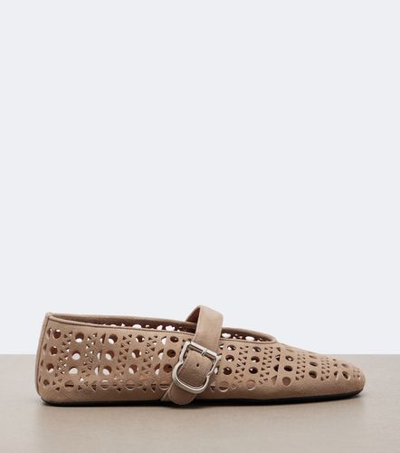 Alaïa Ballerine Vienne in suede - Alaia - Modalova