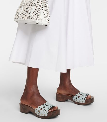 Alaïa Pantoletten Vienne aus Leder - Alaia - Modalova