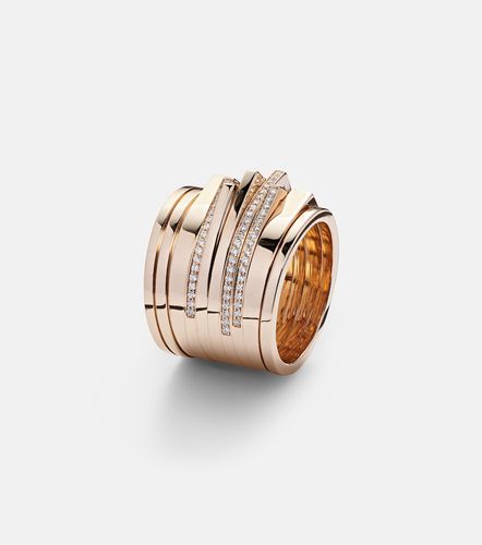 Antifer anillo de oro rosa de 18 ct con diamantes - Repossi - Modalova