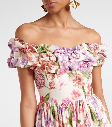 Maxikleid Espliego aus Leinen - Agua by Agua Bendita - Modalova