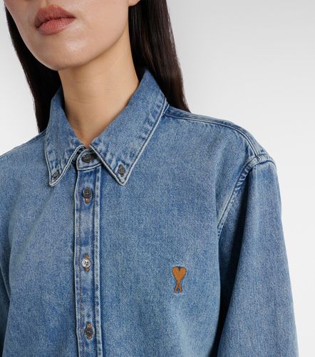 Ami Paris Besticktes Jeanshemd - Ami Paris - Modalova