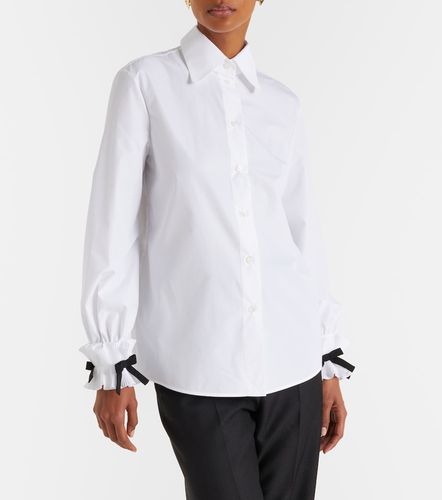 Camisa de popelín en mezcla de algodón - Valentino - Modalova
