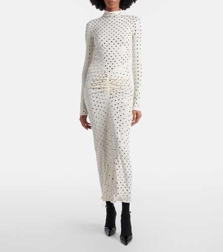 Alaïa Abito lungo in jersey con borchie - Alaia - Modalova