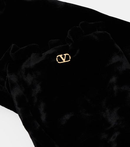 Handschuhe VLogo aus Samt - Valentino Garavani - Modalova