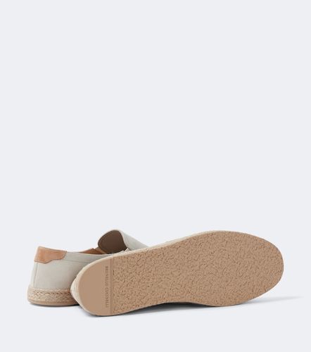 Espadrillas in suede - Brunello Cucinelli - Modalova