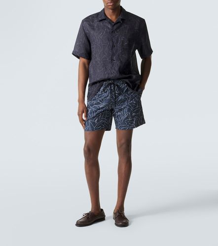 Brioni Printed linen shirt - Brioni - Modalova
