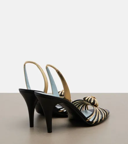 Cour Royal leather slingback sandals - Valentino Garavani - Modalova