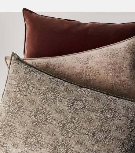 Cuscino in misto cotone jacquard - Maison de Vacances - Modalova