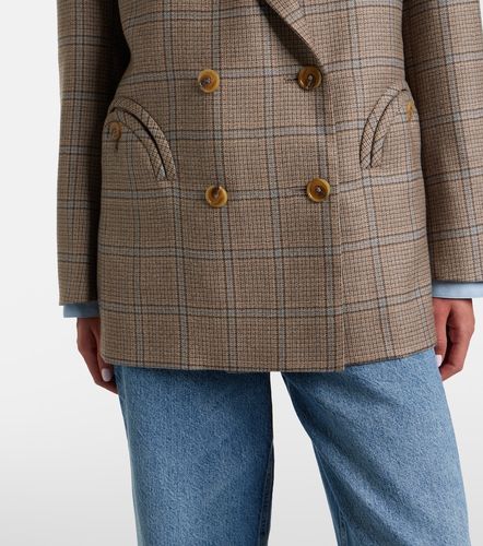 Everynight checked double-breasted wool blazer - Blaze Milano - Modalova