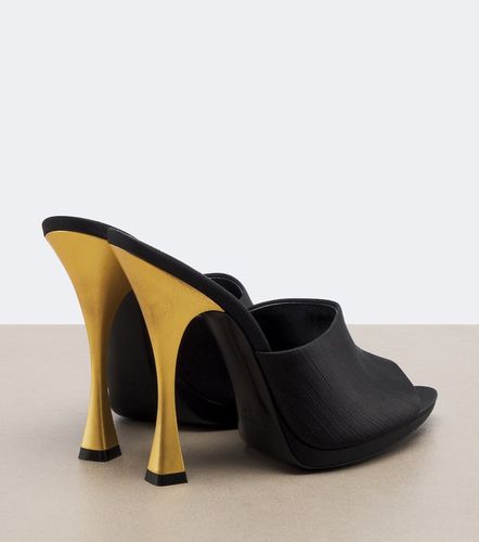 Saint Laurent Mules Leon in raso - Saint Laurent - Modalova