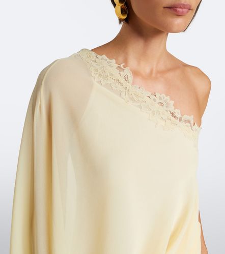 Elia one-shoulder georgette top - De La Vali - Modalova