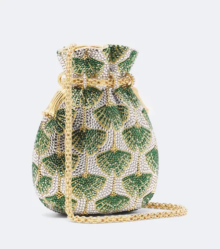Ginkgo crystal-embellished clutch - Judith Leiber Couture - Modalova