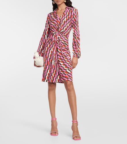 Printed wrap minidress - Diane von Furstenberg - Modalova