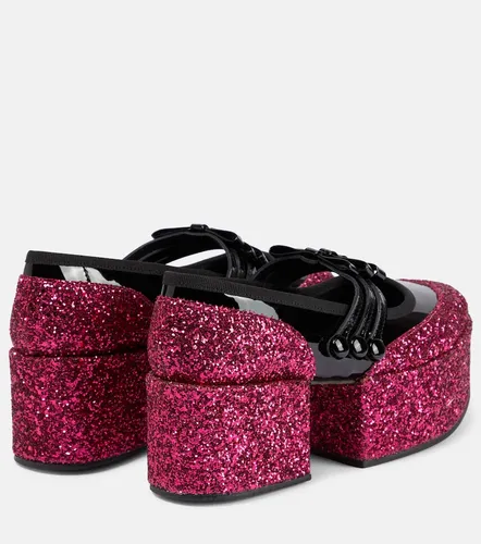 X Repetto merceditas con plataforma - Noir Kei Ninomiya - Modalova