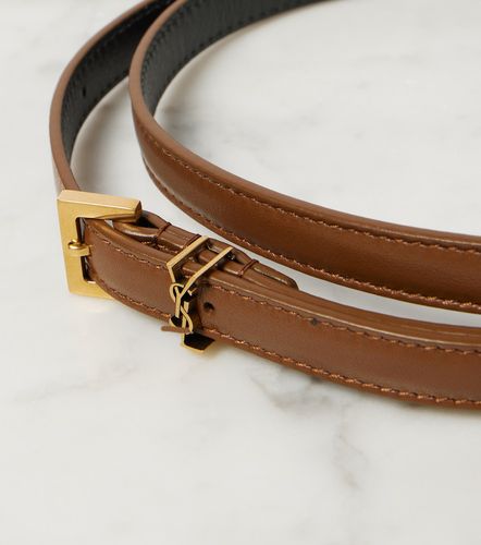 Cintura Cassandre in pelle extra sottile - Saint Laurent - Modalova