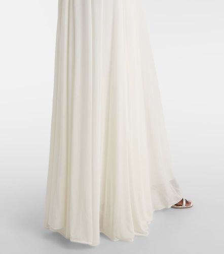 Abito lungo con similpelle - Ralph Lauren Collection - Modalova