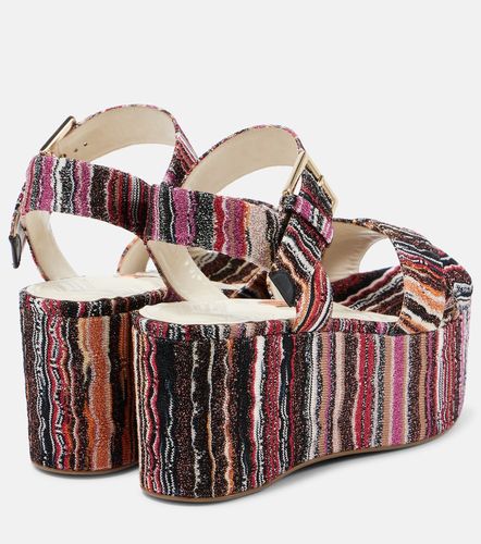 Sandalias con plataforma Julia de raschel - Missoni - Modalova
