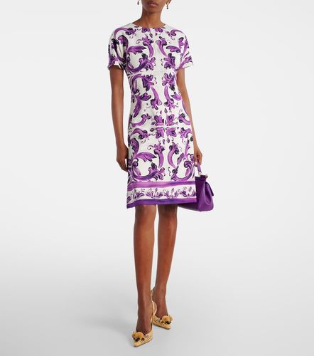 Majolica printed minidress - Dolce&Gabbana - Modalova