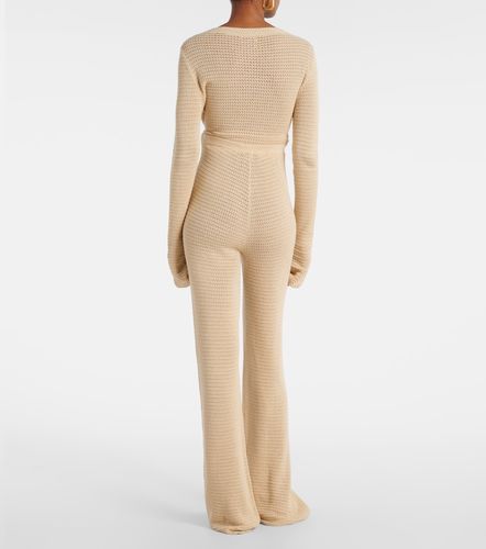 Lennon knitted cotton-blend flared pants - Posse - Modalova