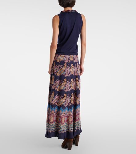 Top de seda y cachemir adornado - Etro - Modalova