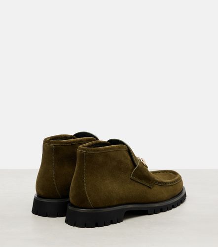Gucci Horsebit suede ankle boots - Gucci - Modalova