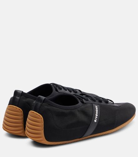 Slim leather-trimmed sneakers - Givenchy - Modalova