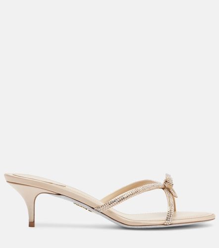 Bow-detail crystal-embellished sandals - Rene Caovilla - Modalova