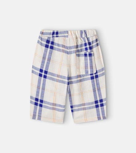 Bebé - pantalones Fun Tartan de algodón a cuadros - Bobo Choses - Modalova