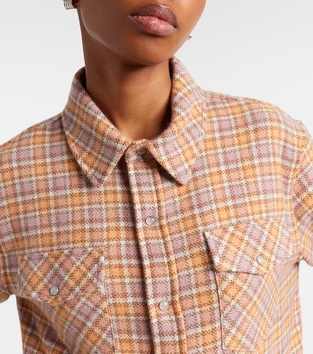 Camisa Midnight Rose de cachemir a cuadros - God's True Cashmere - Modalova