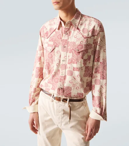 RRL Camisa de algodón estampada - RRL - Modalova