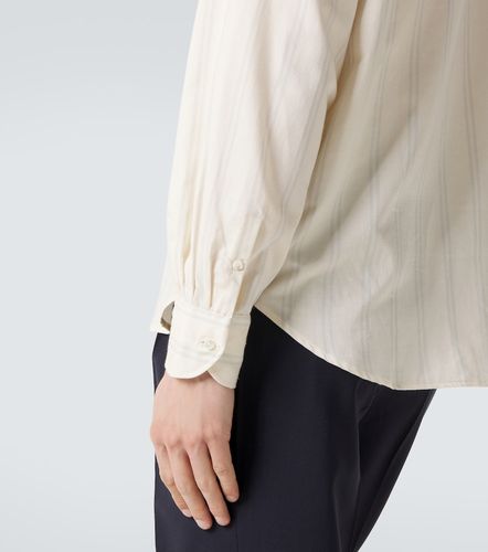 Stòffa Camisa de algodón y seda a rayas - Stoffa - Modalova