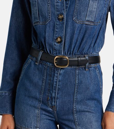 Self-Portrait Belted denim jumpsuit - Self-Portrait - Modalova