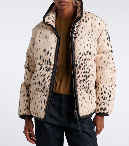 Printed technical down jacket - Moncler - Modalova