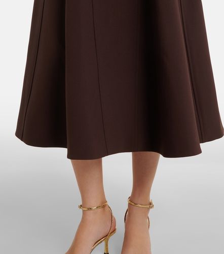 Vestido midi Olivienne de crepé plisado - Emilia Wickstead - Modalova