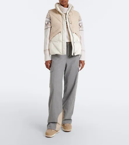 Netty tweed-trimmed down vest - Bogner - Modalova