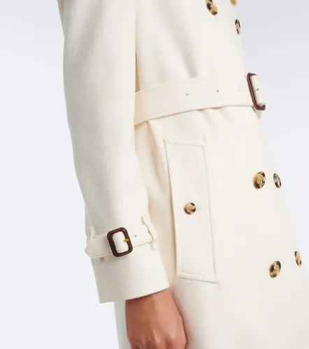 Double-breasted cashmere trench coat - Burberry - Modalova