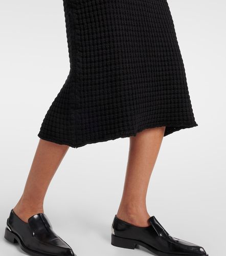 Falda midi evasé de bouclé de algodón - Jil Sander - Modalova