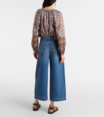 Jeans April a gamba larga plissé - Ulla Johnson - Modalova