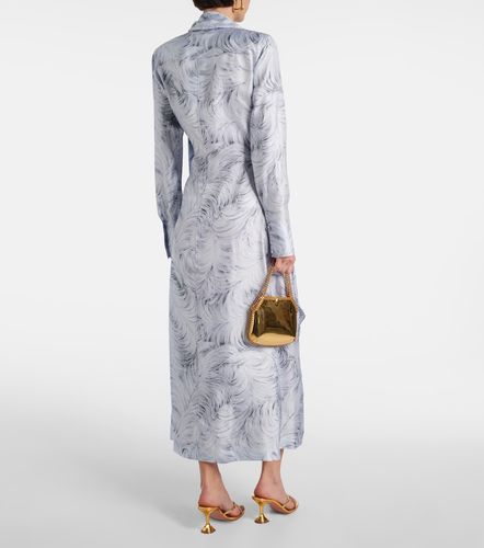 Vestido largo de seda estampado - Stella McCartney - Modalova