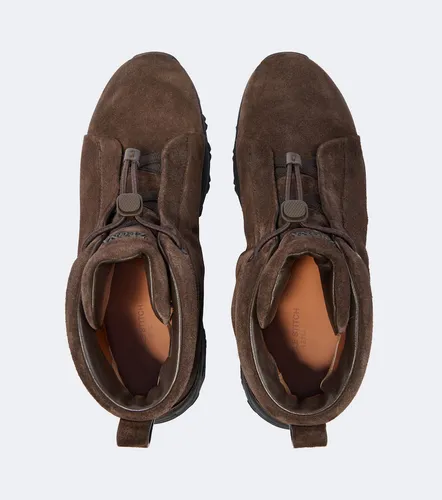 Triple Stitch suede high-top sneakers - Zegna - Modalova