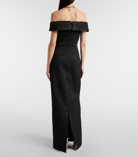 Off-Shoulder-Robe Sima aus Cloqué - Emilia Wickstead - Modalova