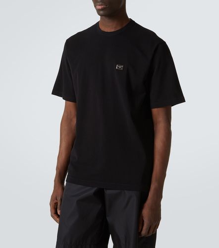 Camiseta de piqué de algodón con logo - Dolce&Gabbana - Modalova