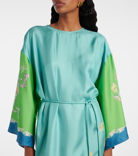 Alémais Vestido largo Daria de seda estampado - Alemais - Modalova