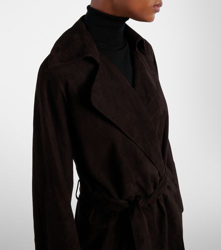 The Row Cappotto Solana in suede - The Row - Modalova