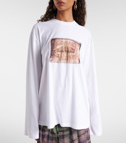 Printed cotton jersey top - Acne Studios - Modalova